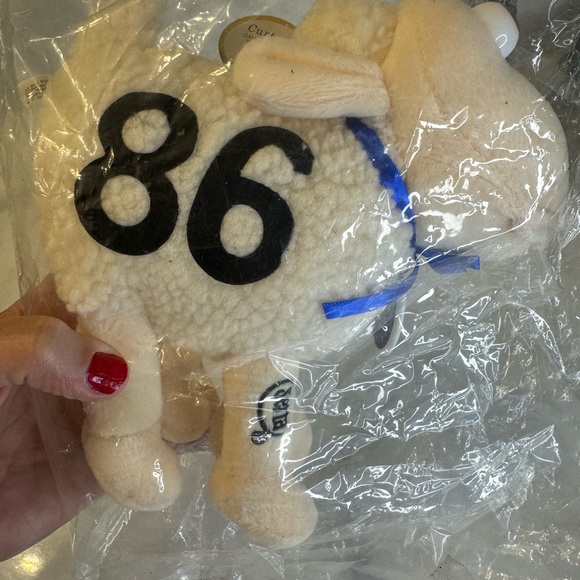 SERTA Wool Counting Sheep Plush #86 Brown Eyes Lamb Curto Toy - Picture 3 of 9